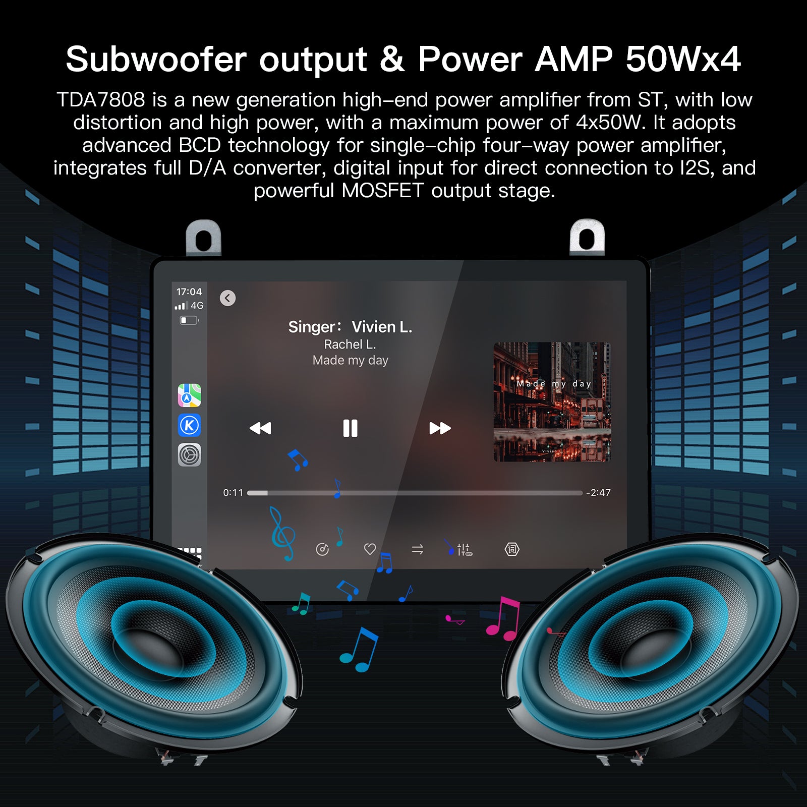Carultra 12" Android 13 Car Screen Upgrade for Ford Bronco 2021–2024 Retain SYNC3 Wireless CarPlay & Android Auto