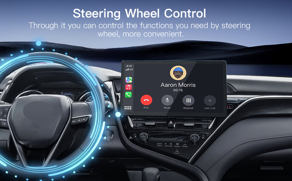 Carultra 13.2" Android 13 Car Stereo for Toyota Camry 2021–2024 Wireless CarPlay & Android Auto Car Radio Upgrade