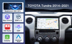 Carultra 10.2‘’ Android 13 Car Stereo for Toyota Tundra 2014-2021 Wireless CarPlay & Android Auto Car Radio Upgrade
