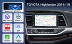 Carultra10.2" Android 13 Car Stereo for Toyota Highlander 2014-2019 Wireless CarPlay & Android Auto Car Radio Upgrade