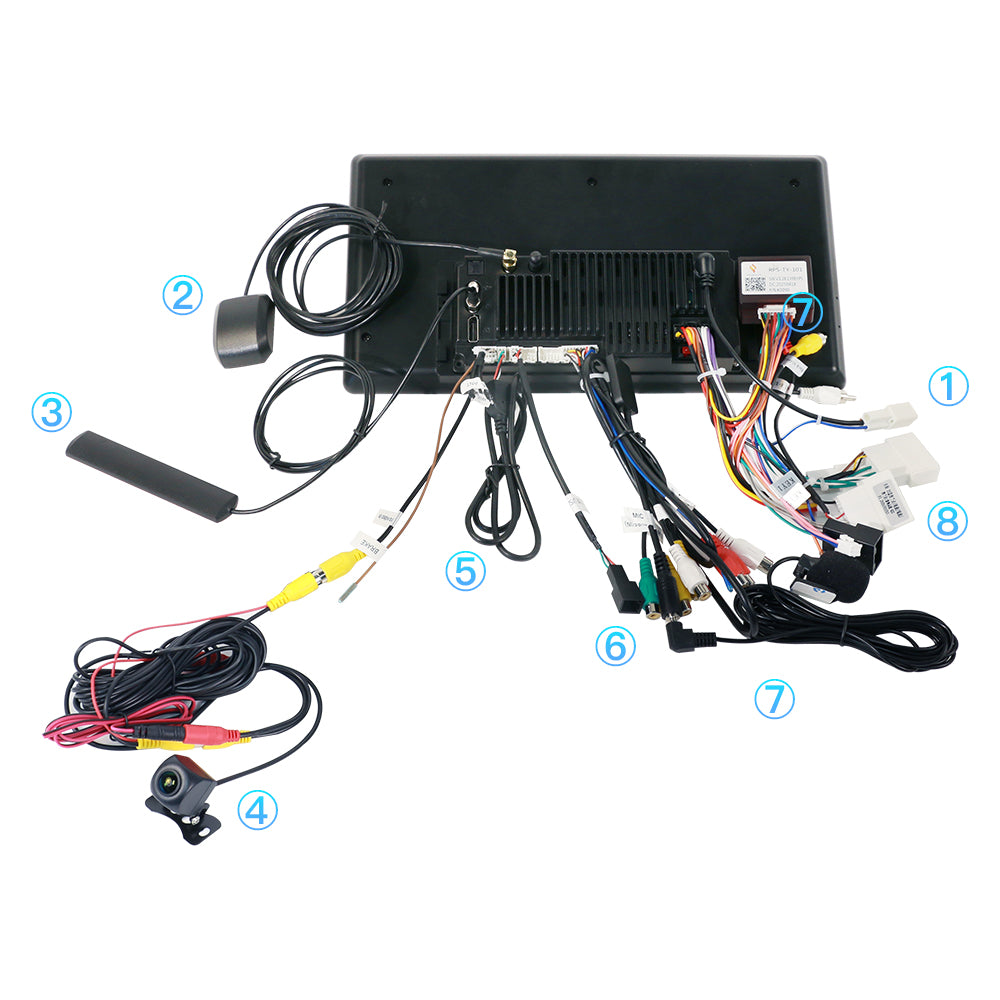 Carultra 13.2" Android 13 Car Stereo for Toyota RAV4 2019–2022 Wireless CarPlay & Android Auto Car Radio Upgrade
