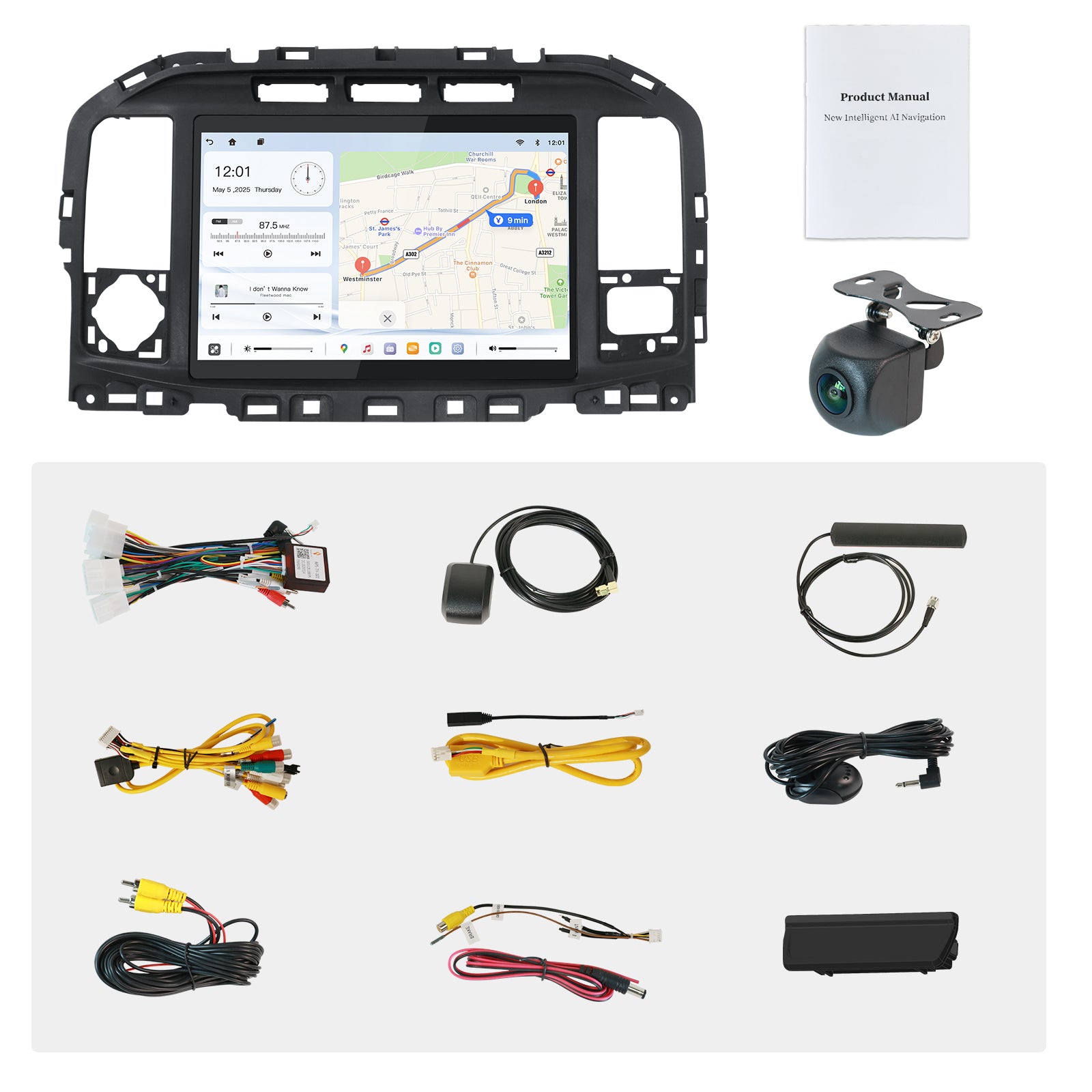 Carultra 12" Android 13 Car Stereo for Ford F150 2021 - 2023 Wireless CarPlay & Android Auto | Head Unit Upgrade